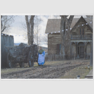 Papier Mousseline Ancien temps de l'Ouest