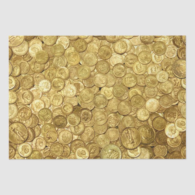 Papier Mousseline Ancienne collection de pièces d'or (Recto)