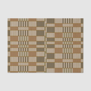 Papier Mousseline Andrea Brand #6 Bars Brown Mid Century Moderne