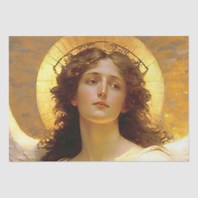 Papier Mousseline Ange d'or Esprit du matin (Recto)