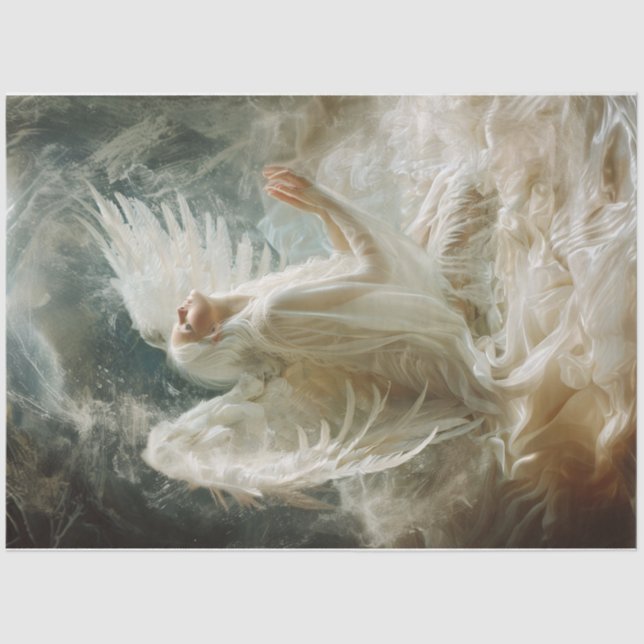 Papier Mousseline Ange priant (Recto)