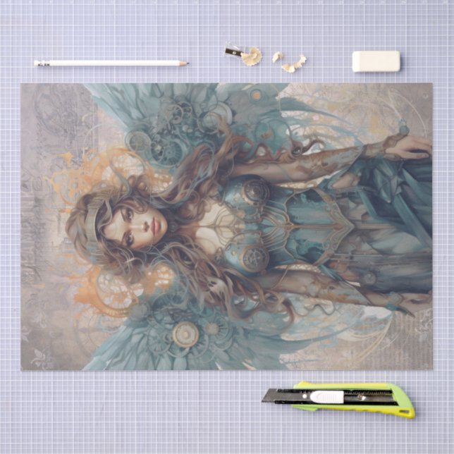 Papier Mousseline Ange Steampunk (Artisanat)