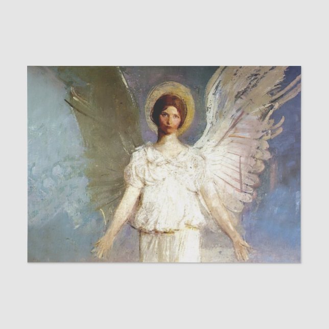 Papier Mousseline « Angel at Noon » d'Abbott Thayer (Recto)