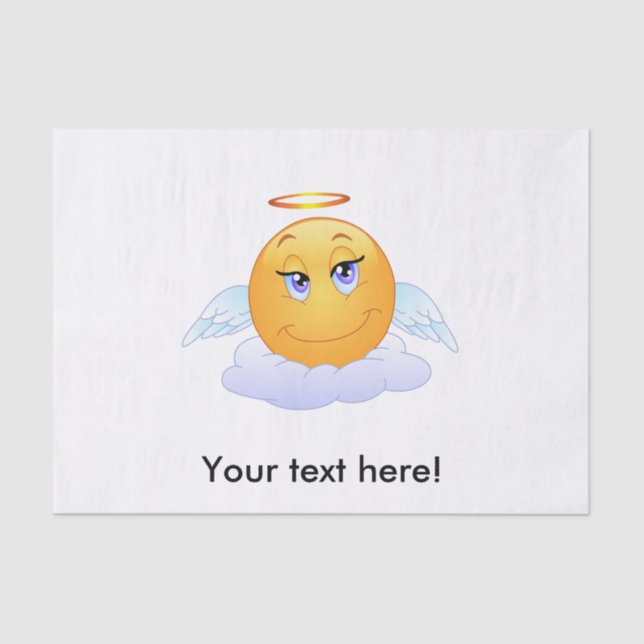 Papier Mousseline Angel smiley (Recto)