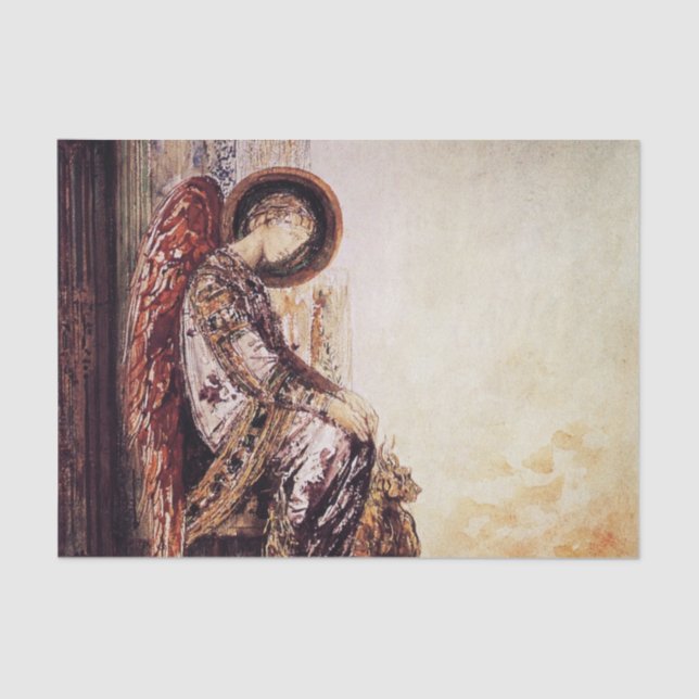 Papier Mousseline “Angel Traveller” by Gustave Moreau (Recto)