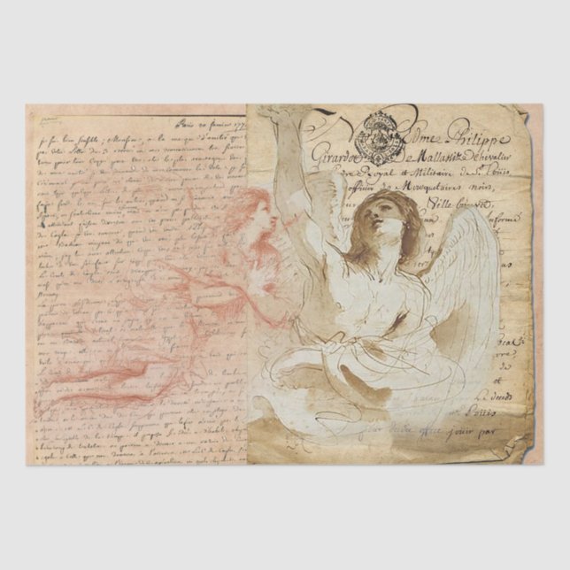 Papier Mousseline Angélique (Recto)