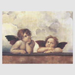 Papier Mousseline ANGES / Cherubs ailés, Nuages Raffaello Sanzio
