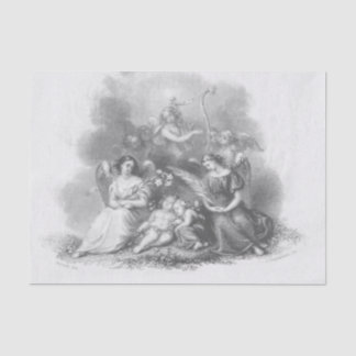 Papier Mousseline Anges et anges