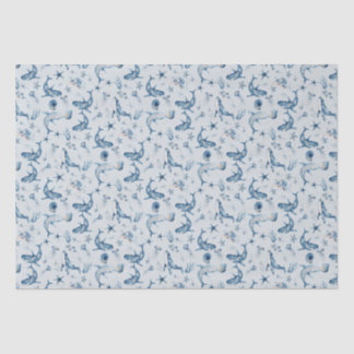 Papier Mousseline Animales marinos