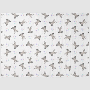 Papier Mousseline Animaux de la ferme de chèvres mignonnes Nouvel An