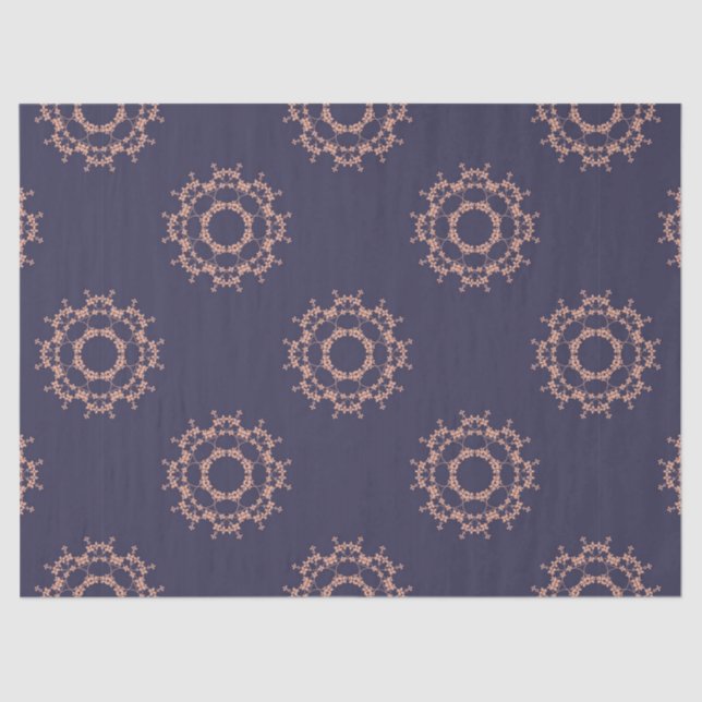 Papier Mousseline anneau de papier de tissu de fleurs (Recto)