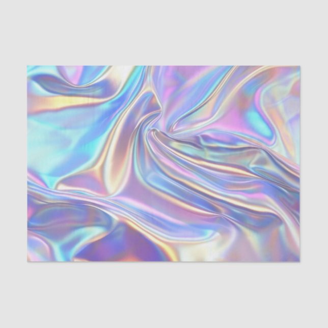 Papier Mousseline Anniversaire Mariage Anniversaire Iridescente Fabr (Recto)