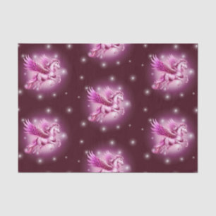 Papier Mousseline Anniversaire Pink Pegasus Design Imaginaire