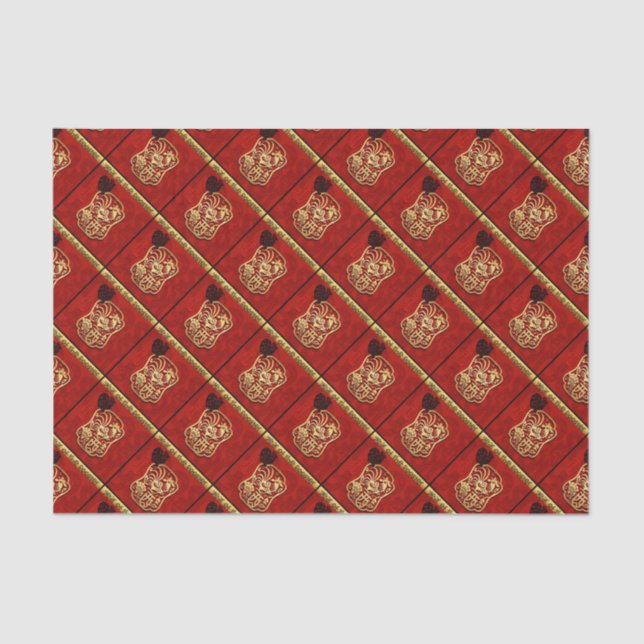 Papier Mousseline Annonce Année 2017 Tissus Paper 2 (Recto)