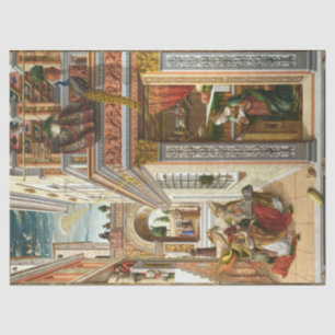 Papier Mousseline Annonciation, Saint Emidius et un OVNI de Crivelli