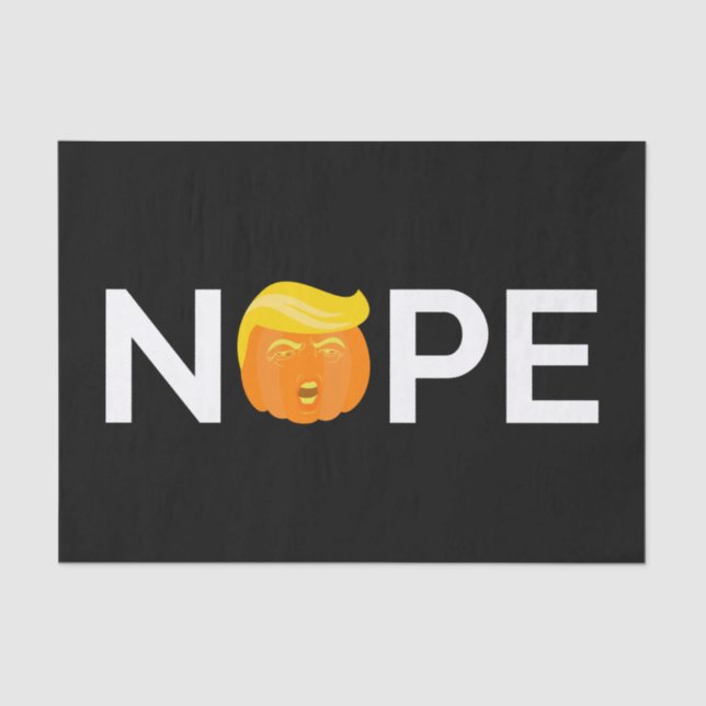 Papier Mousseline Anti-Trump - Nope Halloween Edition I (Recto)