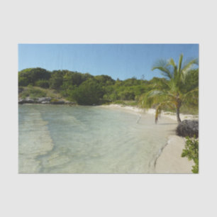 Papier Mousseline Antiguan Beach Beautiful Tropical Landscape