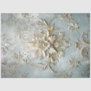 Papier Mousseline Antique Blue Romance Design Series 11