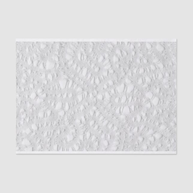 Papier Mousseline Antique Lacy Doily (Recto)