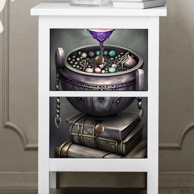 Papier Mousseline Antique Steampunk Cauldron | Pile de Spellbooks (Créateur téléchargé)