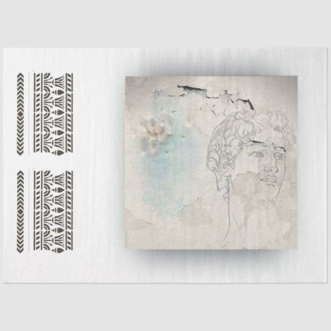 Papier Mousseline Antiquités (Recto)