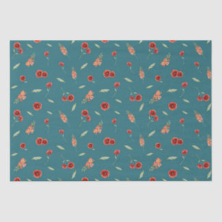 Papier Mousseline Août Mois de naissance Fleurs de pavot Gladiolus