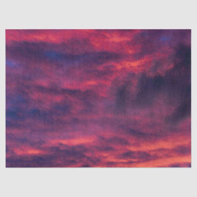 Papier Mousseline août rouge (Recto)