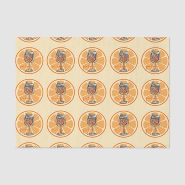 Papier Mousseline Aperol S'il Vous Plaît (Recto)