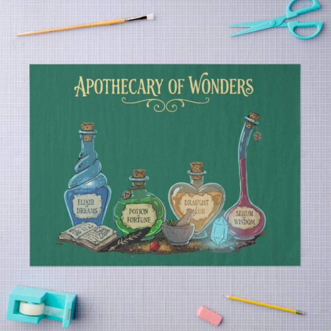 Papier Mousseline Apothecary of Wonders | Magical Fantasy   (Artisanat)