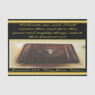 Papier Mousseline Appelez à moi, et je répondrai au 33:3 de Jérémie