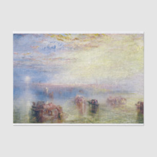 Papier Mousseline Approche de Venise par William Turner