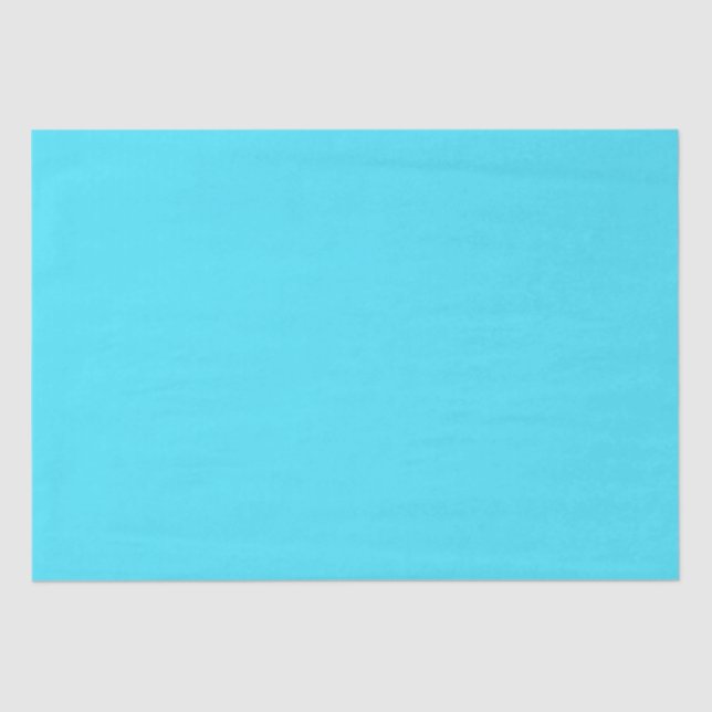 Papier Mousseline Aqua Blue (Recto)