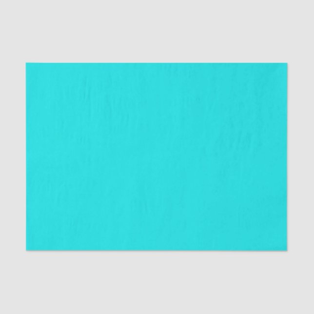 Papier Mousseline Aqua Blue (Recto)