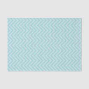 Papier Mousseline Aqua Chevron