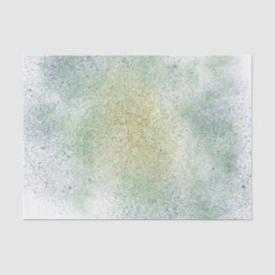 Papier Mousseline Aqua Gold Blue Dream