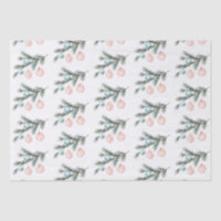 Aqua Pink Christmas Tree Branch Ornements