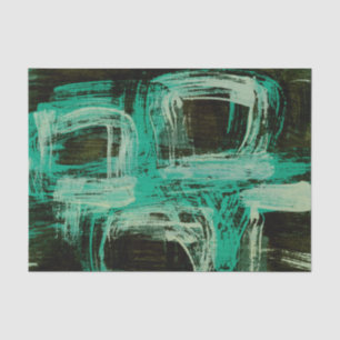 Papier Mousseline Aquamarine Windows I