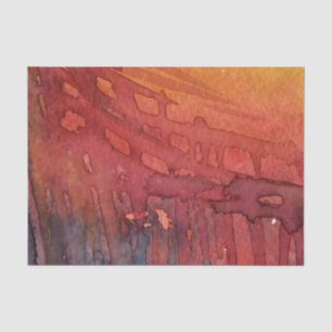 Papier Mousseline Aquarelle abstraite 3