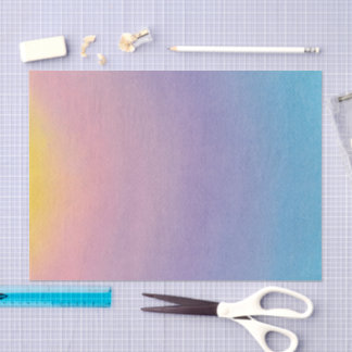 Papier Mousseline Aquarelle Artiste Peinture de lever de soleil Impr
