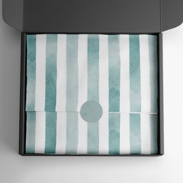 Papier Mousseline Aquarelle bleu rayures nautiques. Lignes Abstraite (Créateur téléchargé)