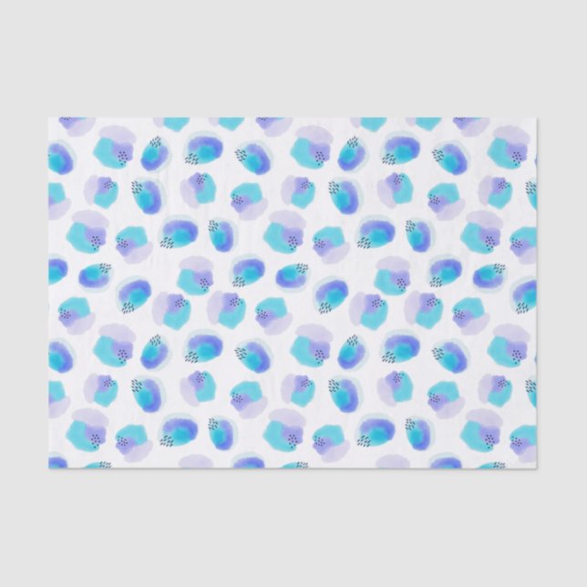 Papier Mousseline Aquarelle Brosse Papier Tissu (Recto)