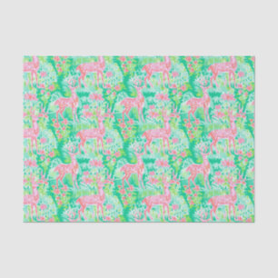 Papier Mousseline Aquarelle de Noël de Palm Beach Rinder rose