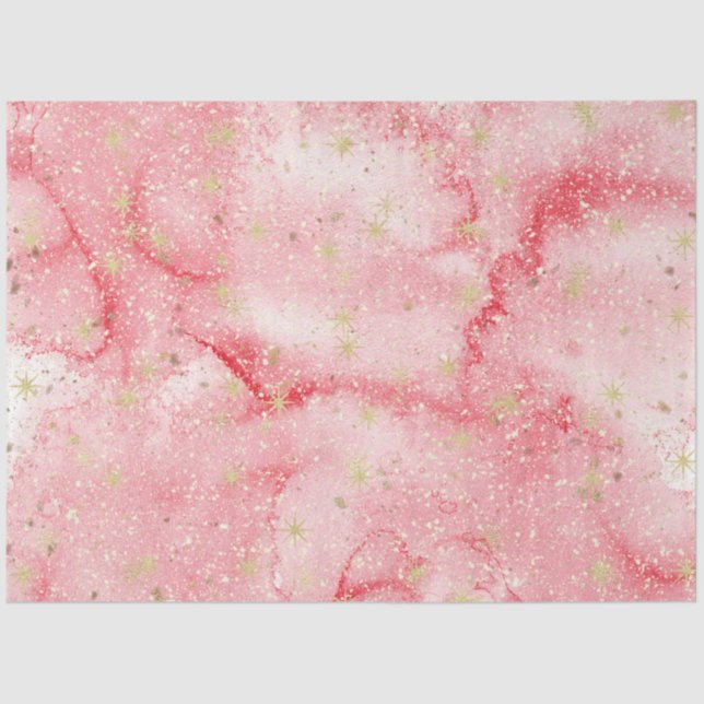 Papier Mousseline Aquarelle de Noël Papier II Design 3 (Recto)