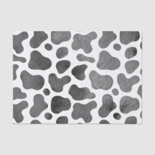 Papier Mousseline Aquarelle Emballage Vache emballage cadeau