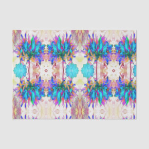 Papier Mousseline Aquarelle étonnante Rainbow Cactus Dahlia