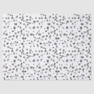 Papier Mousseline Aquarelle moderne Dalmatien Motif de points