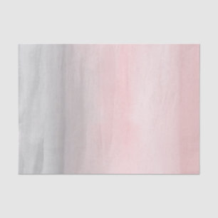 Papier Mousseline Aquarelle moderne gris rose roux Ombre Chic