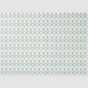 Papier Mousseline Aquarelle Motif Gnome Tropical