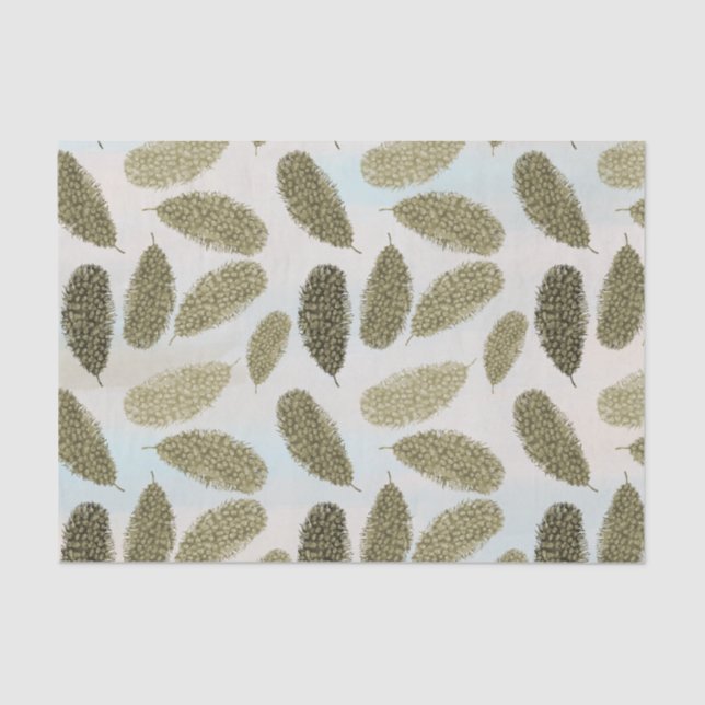 Papier Mousseline Aquarelle Or (Recto)