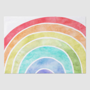Papier Mousseline Aquarelle Rainbow